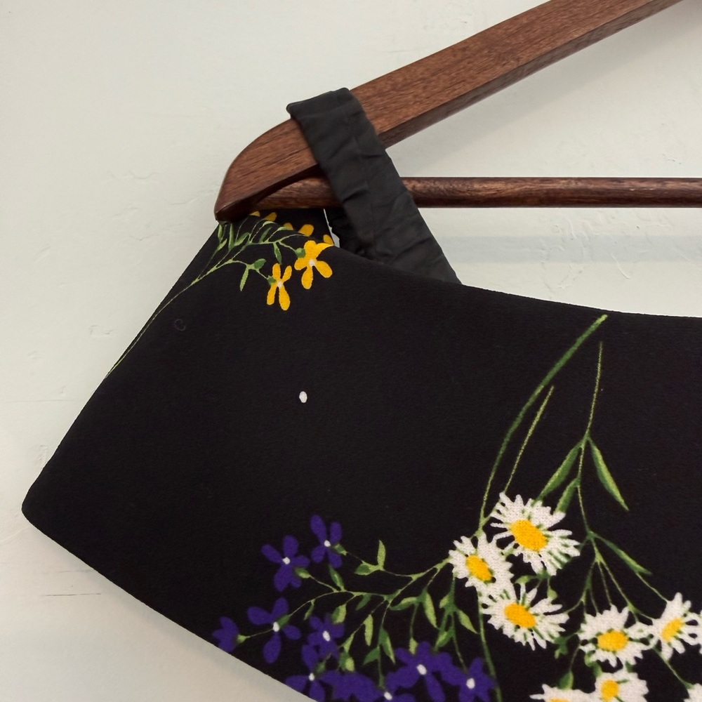 Calvin Klein Black Off-Shoulder Floral sheath Dress | cocktail floral dress 10 - Picture 3 of 10